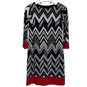 ENFOCUS STUDIO Chevron Stripes Dress